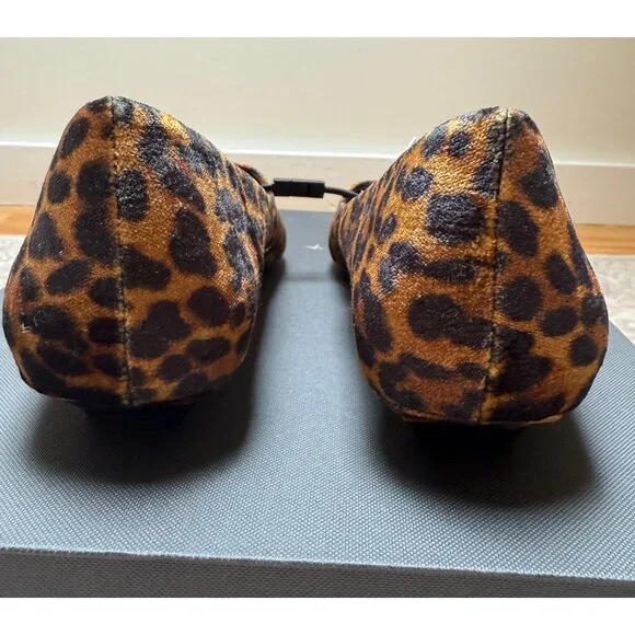 NWT ZARA Leopard Print Pointed Toe Low Heel Shoes - Picture 7 of 7